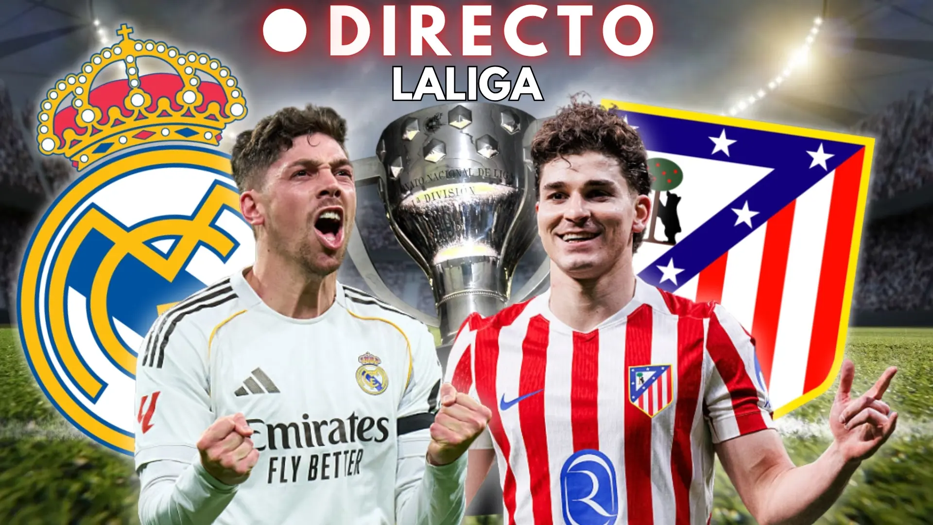 Real Madrid – Atlético de Madrid, en directo hoy | Marcador, goles y última hora del derbi madrileño en LaLiga EA Sports