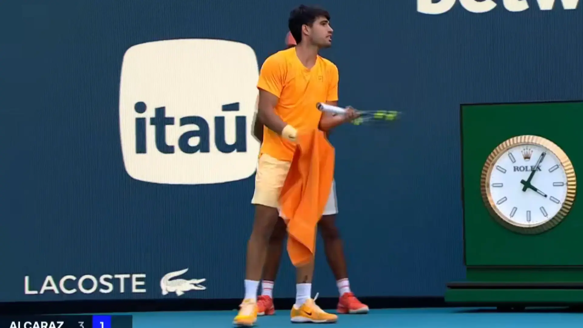 El grito de desesperación de Carlos Alcaraz en su derrota en Miami: «No puedo más, me quiero ir a casa»