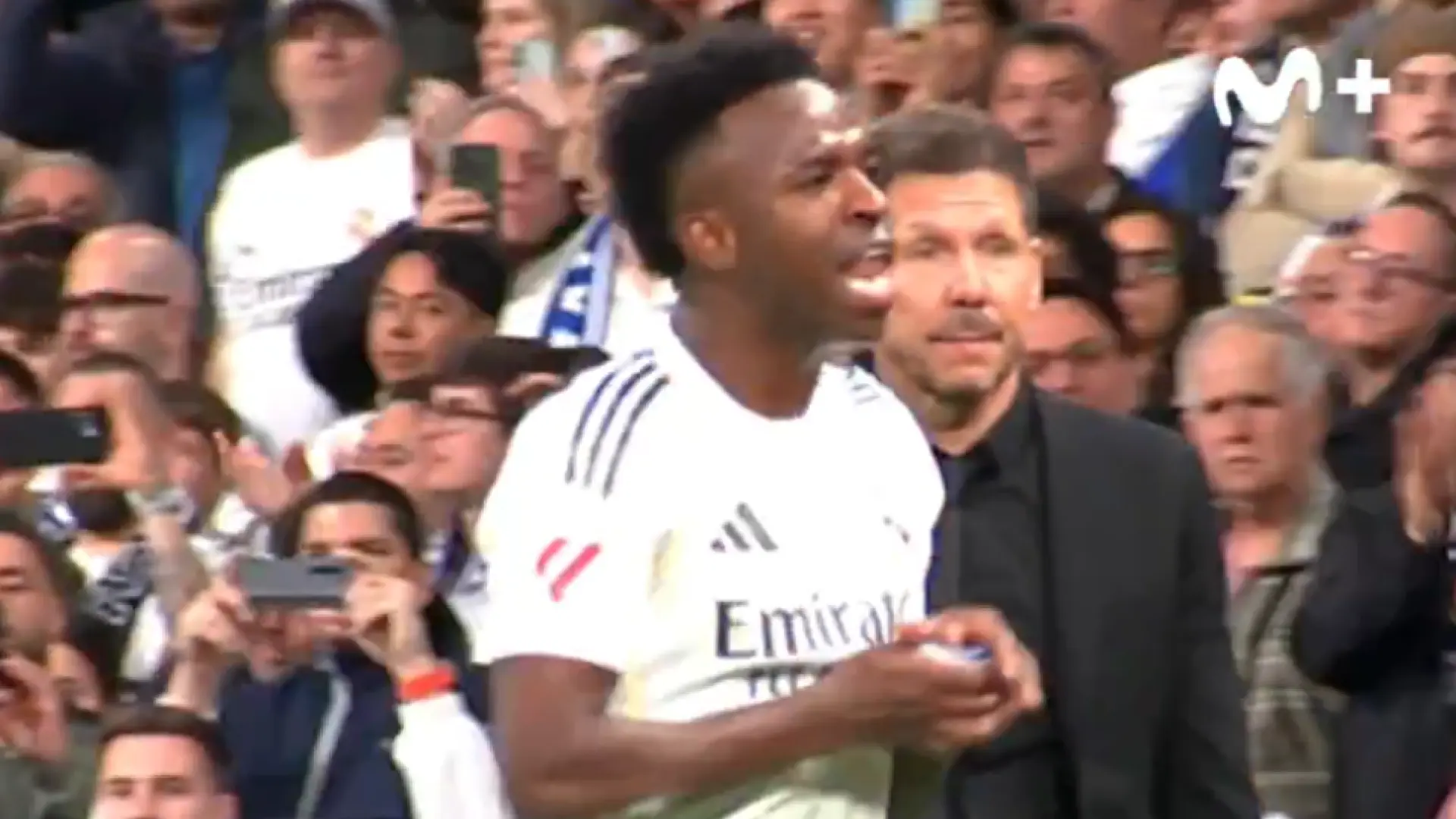 La venganza de Vinícius con Simeone en el derbi: «Me iban a vender»