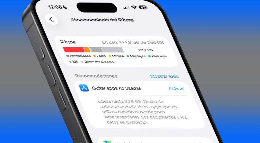 He descubierto casi por casualidad cómo liberar 10 GB de espacio en mi iPhone, sin borrar ni fotos ni aplicaciones