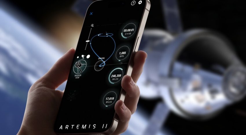 La NASA tiene un «Google Maps» para seguir en directo la Artemis II. Pero lo mejor es su app para iPhone
