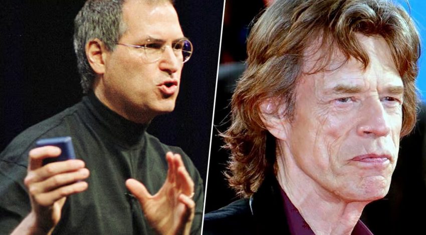 La extraña reunión de Steve Jobs con Mick Jagger: le regaló un Mac y este lo ignoró, así que Jobs se vengó insultándole