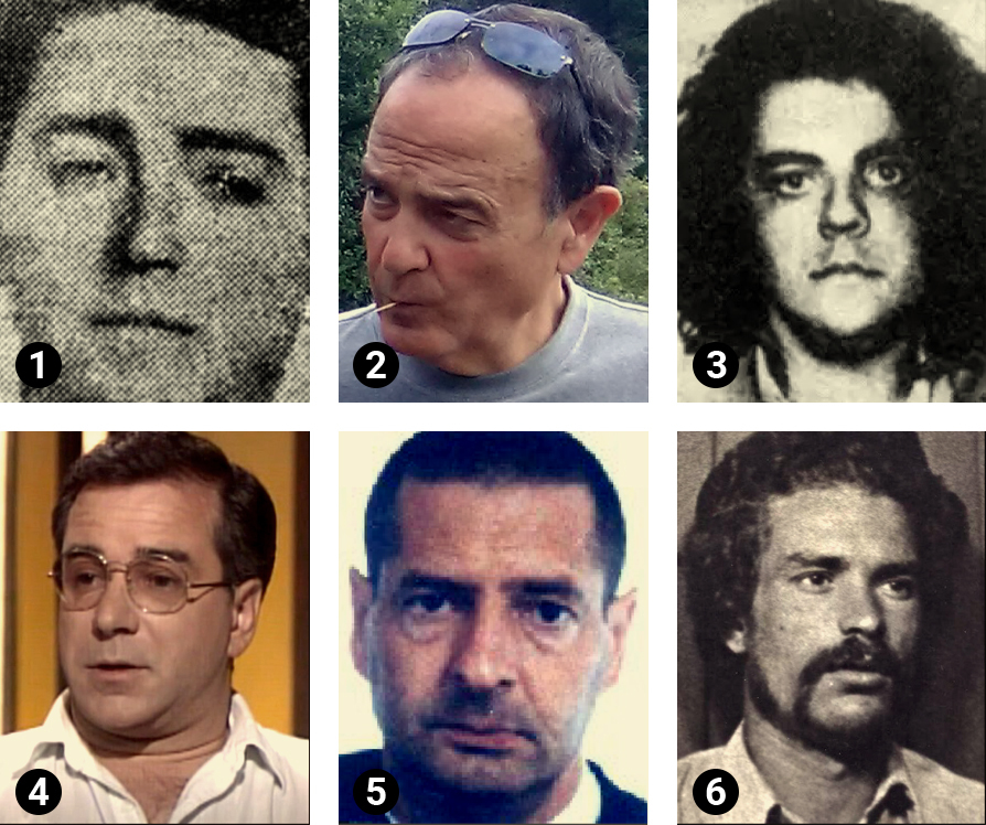 De izqda. a dcha. y de arriba abajo: Bittor Arana, Iñaki Gartzia, José Luis Pons, García Fernández de Luco, Luis Armando Zabalo y Oriol Solé.