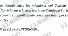 El acta del «animado debate» de altos cargos de cuatro ministerios que encauzó el rescate de 53 millones a Plus Ultra