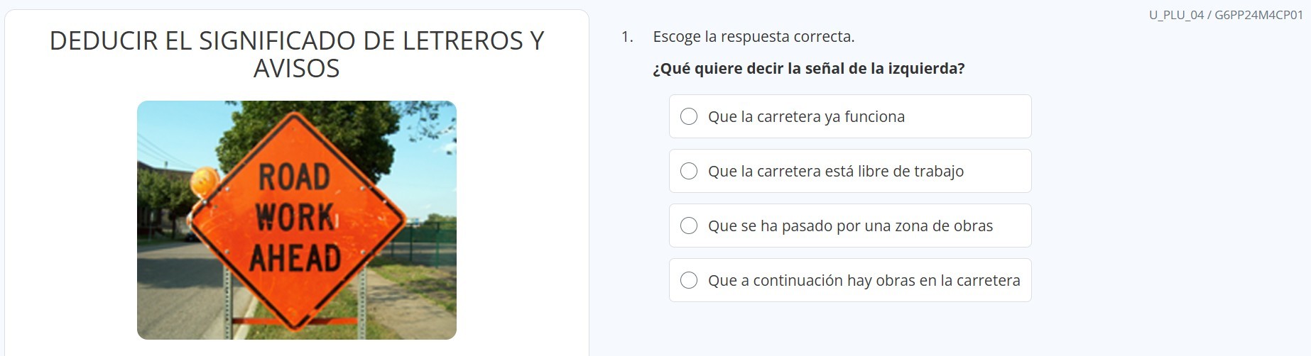 Modelo de examen en competencia plurilingüe.