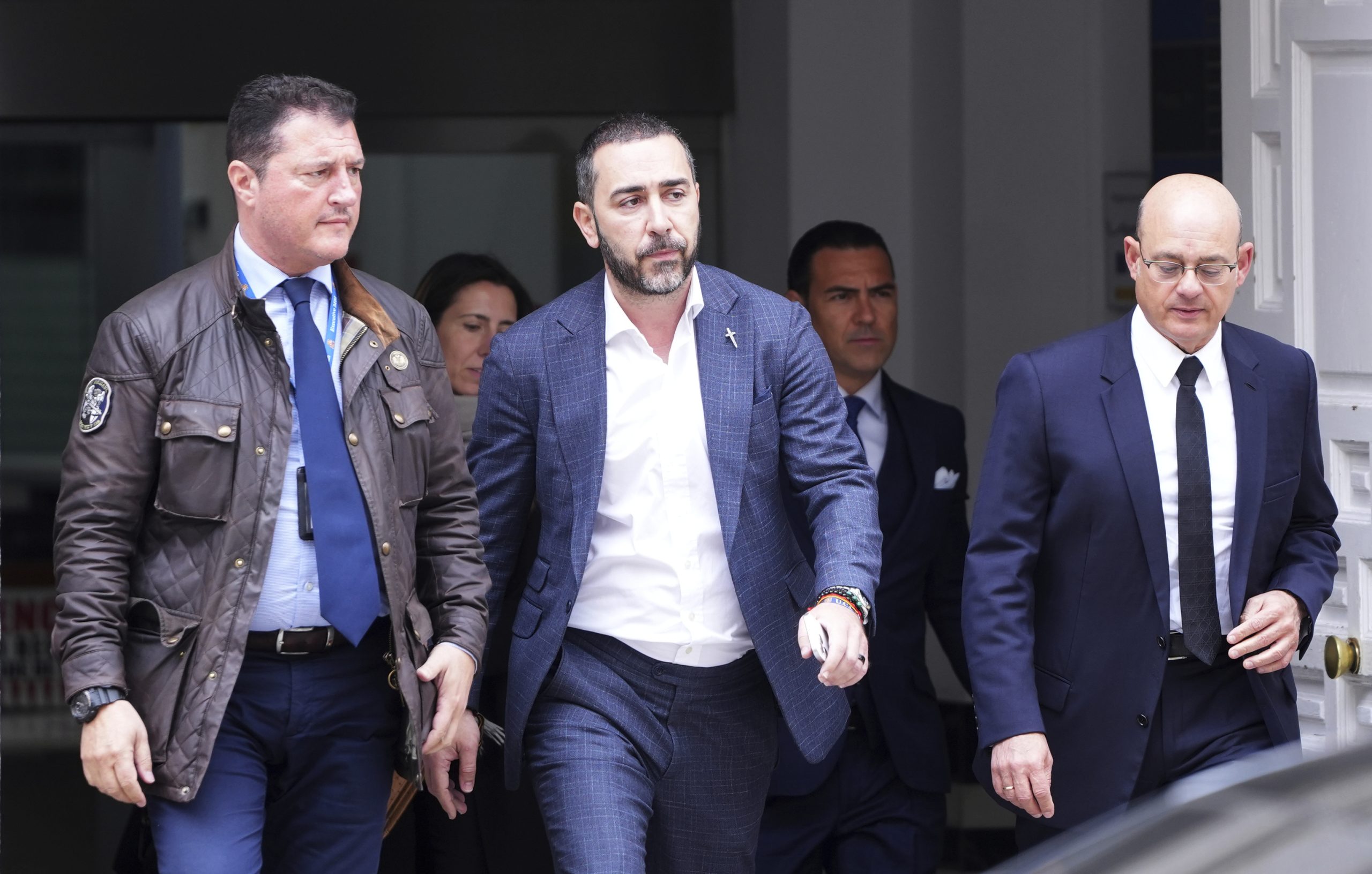 Víctor de Aldama, a su salida del Alto Tribunal.