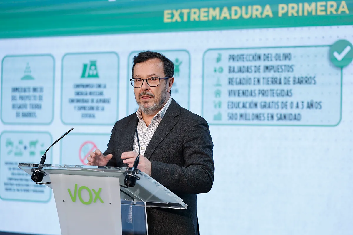 Vox defiende que las autonomías «tienen una enorme capacidad para legislar» y confía en poder aplicar la «prioridad nacional» pactada en Extremadura