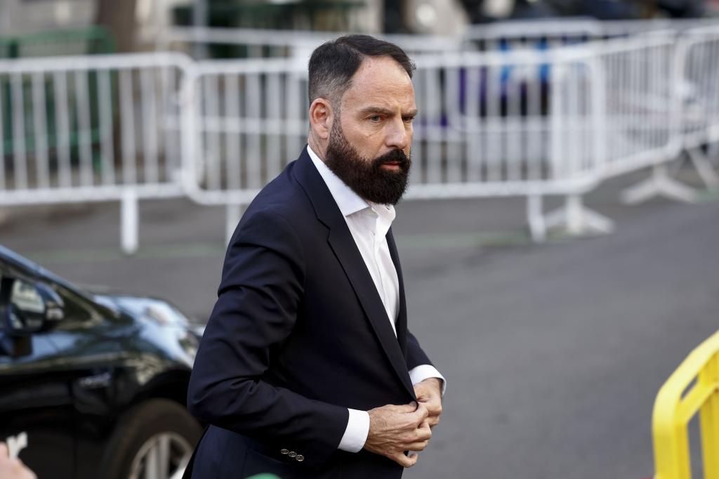 El ex gerente del PSOE Mariano Moreno, a su llegada al Tribunal Supremo.