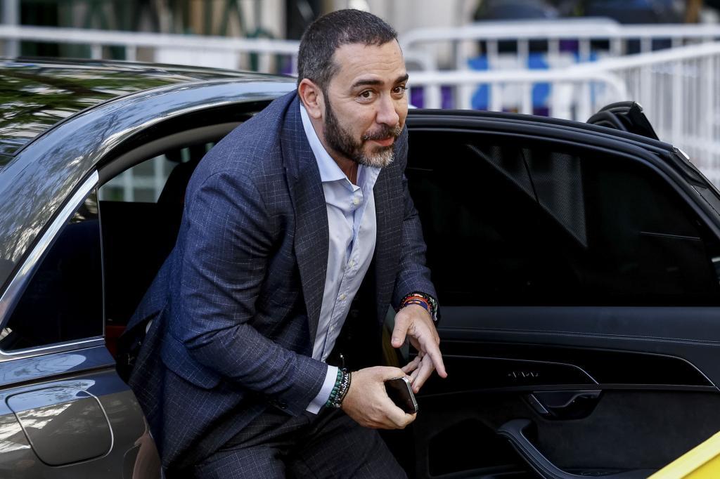 Víctor de Aldama, a su llegada el miércoles al Tribunal Supremo.