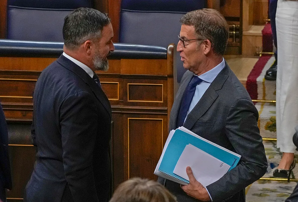 Inmigración y el papel de oposición, los dos frentes a los que se agarra Abascal para debilitar a Feijóo