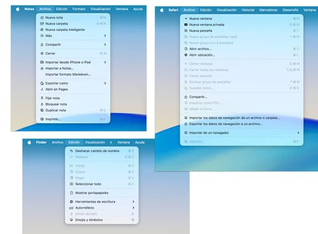 Ejemplo de como macOS 26 incumple las guías de 2026 y 1992