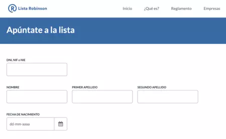 Apuntarte a la Lista Robinson te ayudará a recibir menos llamadas de SPAM