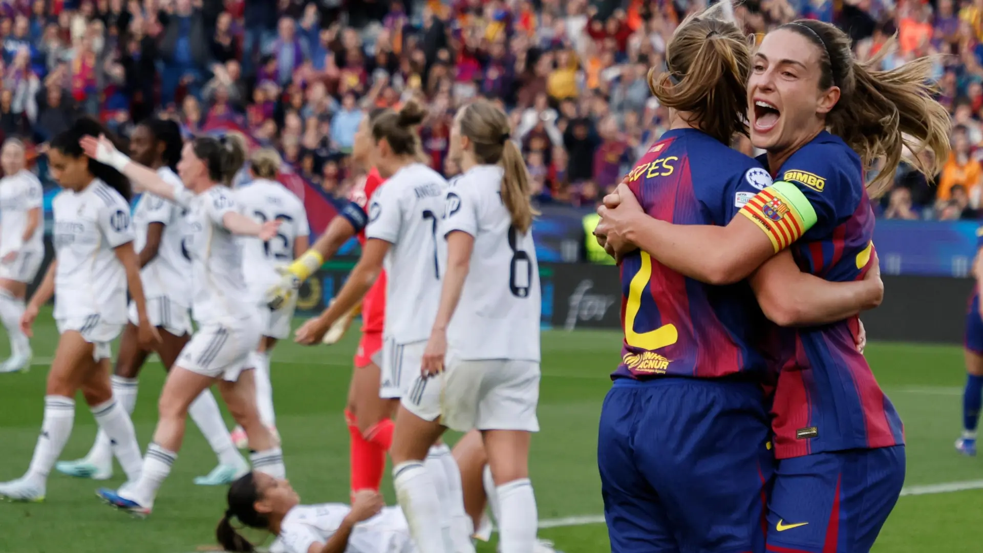 Humillación del Barça al Real Madrid: otra goleada para dejar un global de 12-2 y sellar el billete a 'semis' de la Champions femenina