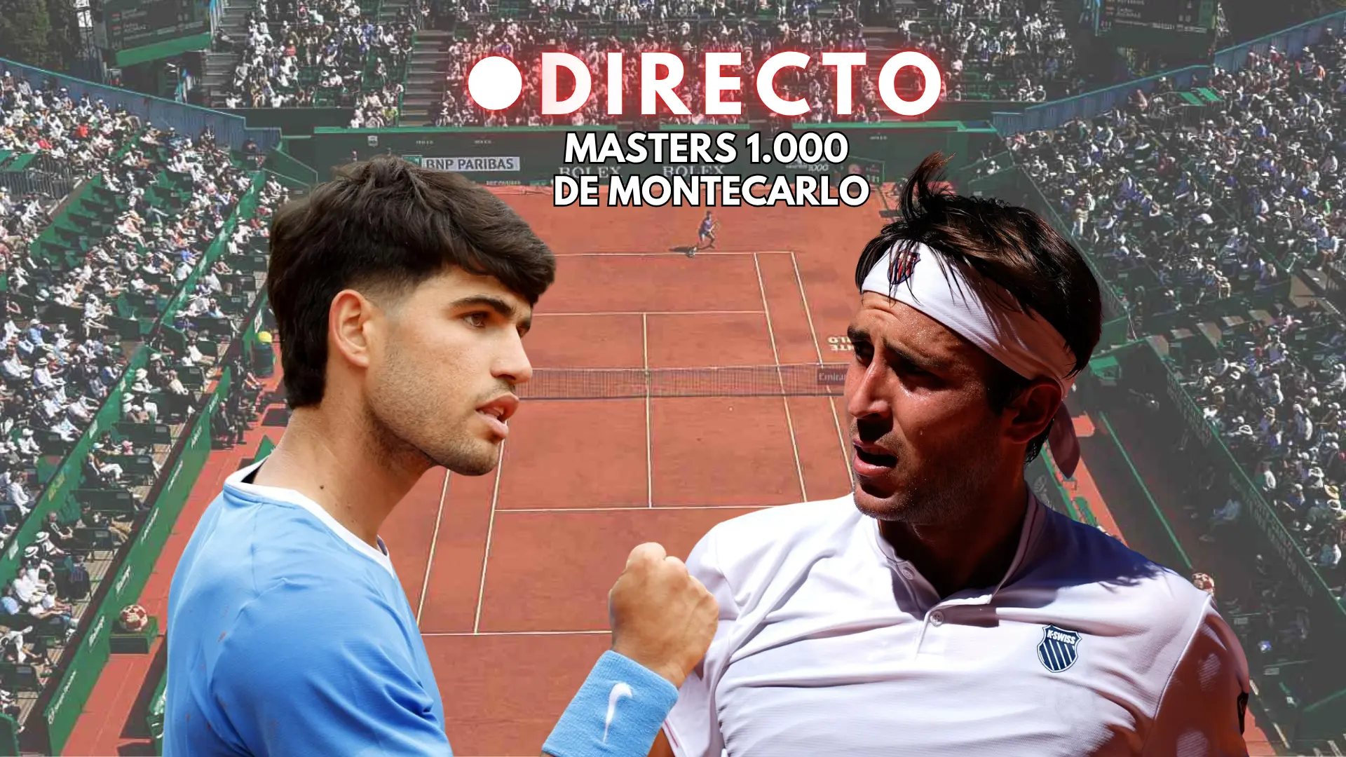 Carlos Alcaraz – Tomás Martín Etcheverry, en directo: última hora del partido de octavos de final del Masters 1.000 de Montecarlo