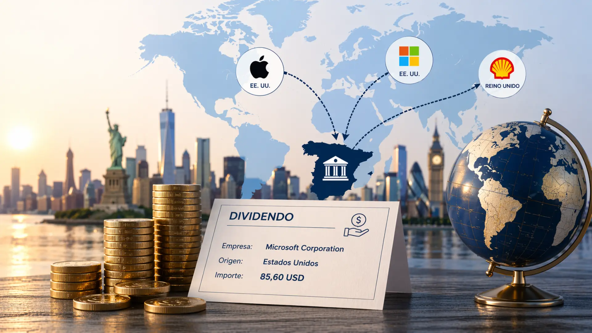 Así hay que incluir los dividendos extranjeros en la renta para no perder dinero