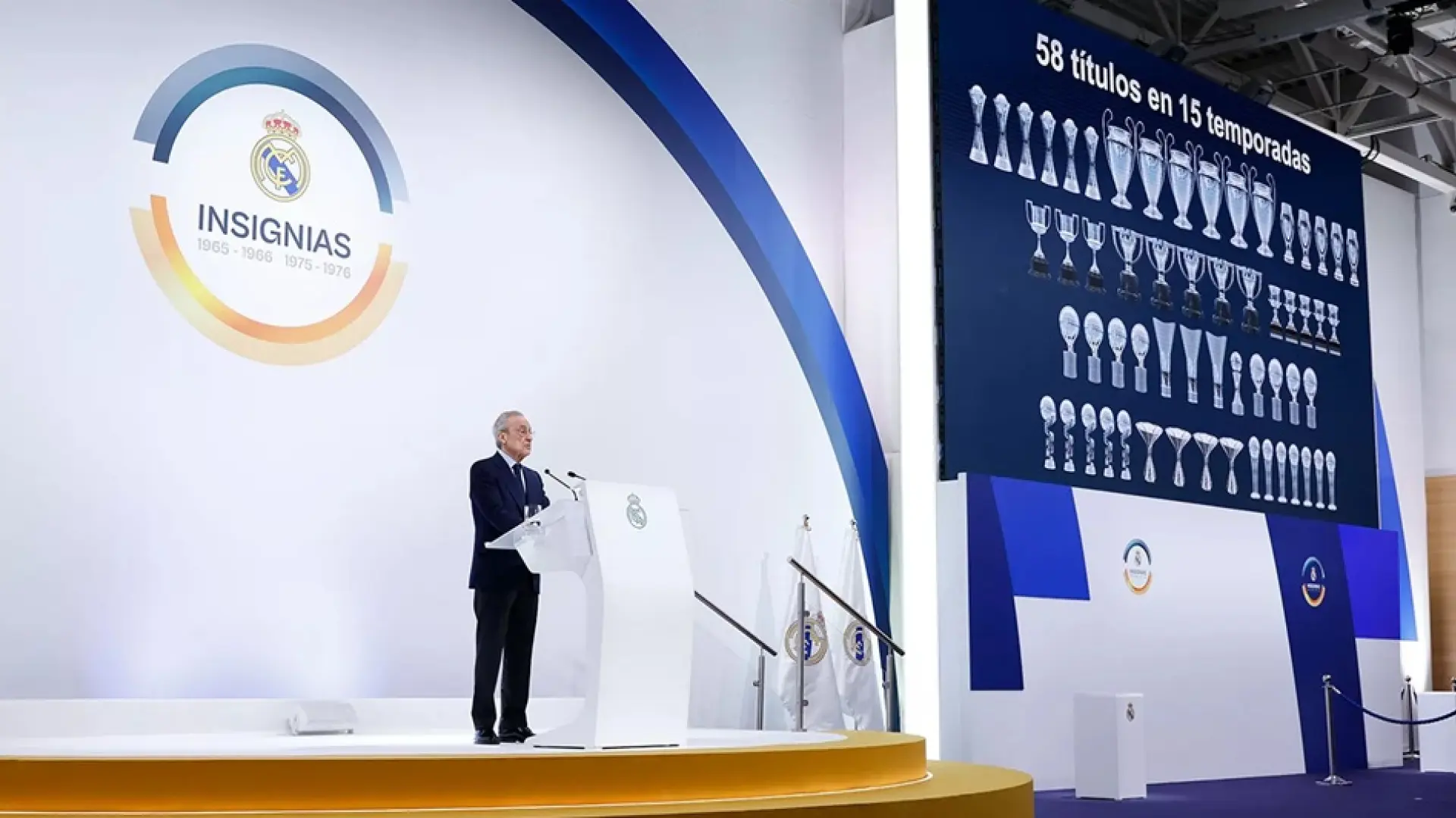 Florentino Pérez, antes de la vuelta de cuartos de Champions ante el Bayern: «Aquí nadie se rinde y vamos a seguir luchando»