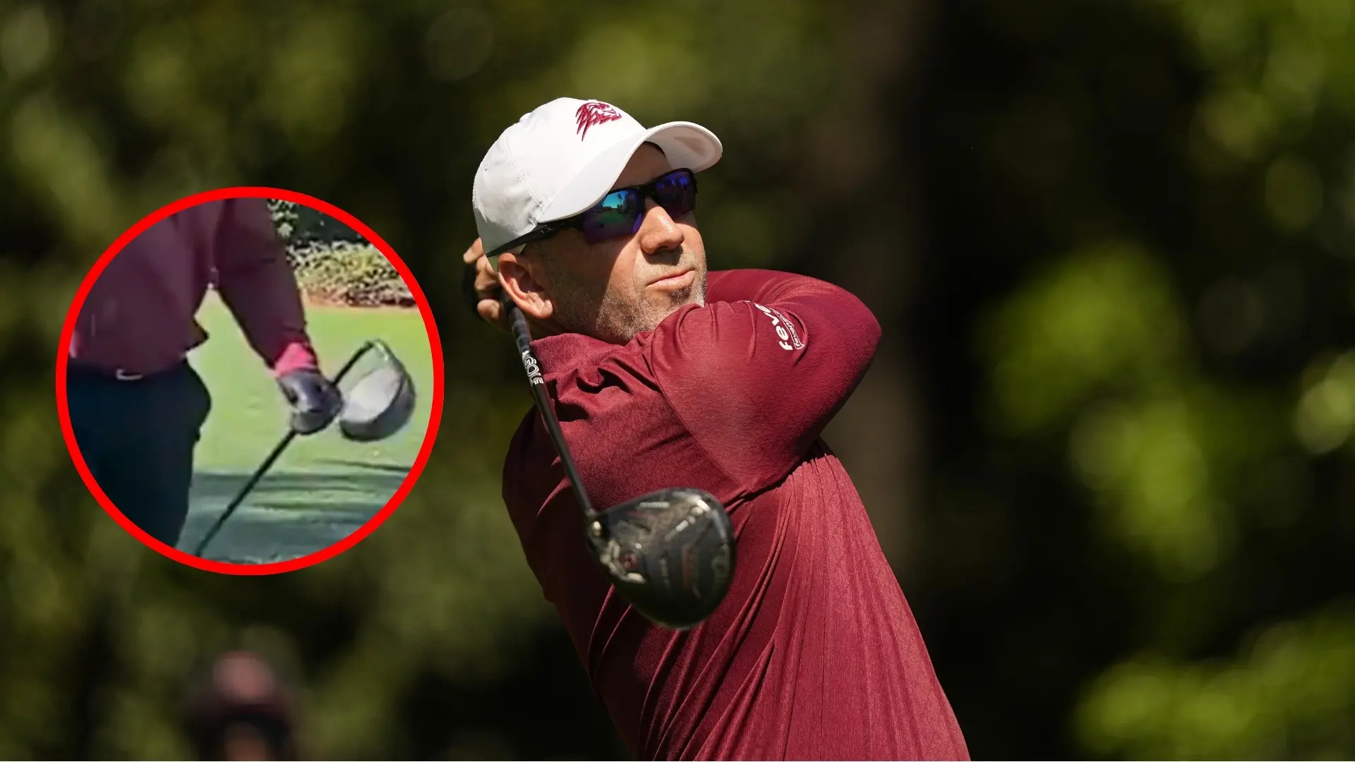 Críticas a Sergio García por romper su palo de golf en el Masters de Augusta: «Debe ser expulsado del torneo y vetado de por vida»