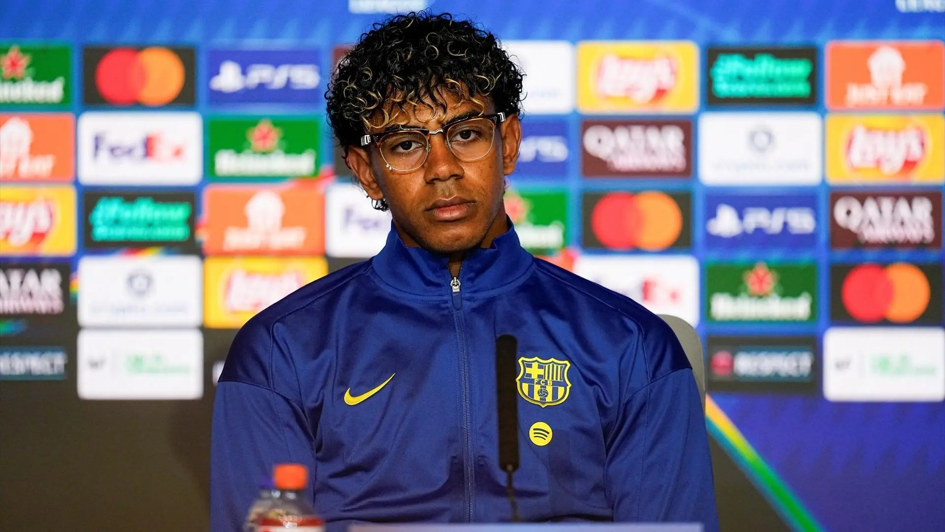 Lamine Yamal reta al Cholo Simeone: «A ver si me hace un favor y me pone un uno contra uno con algún jugador»