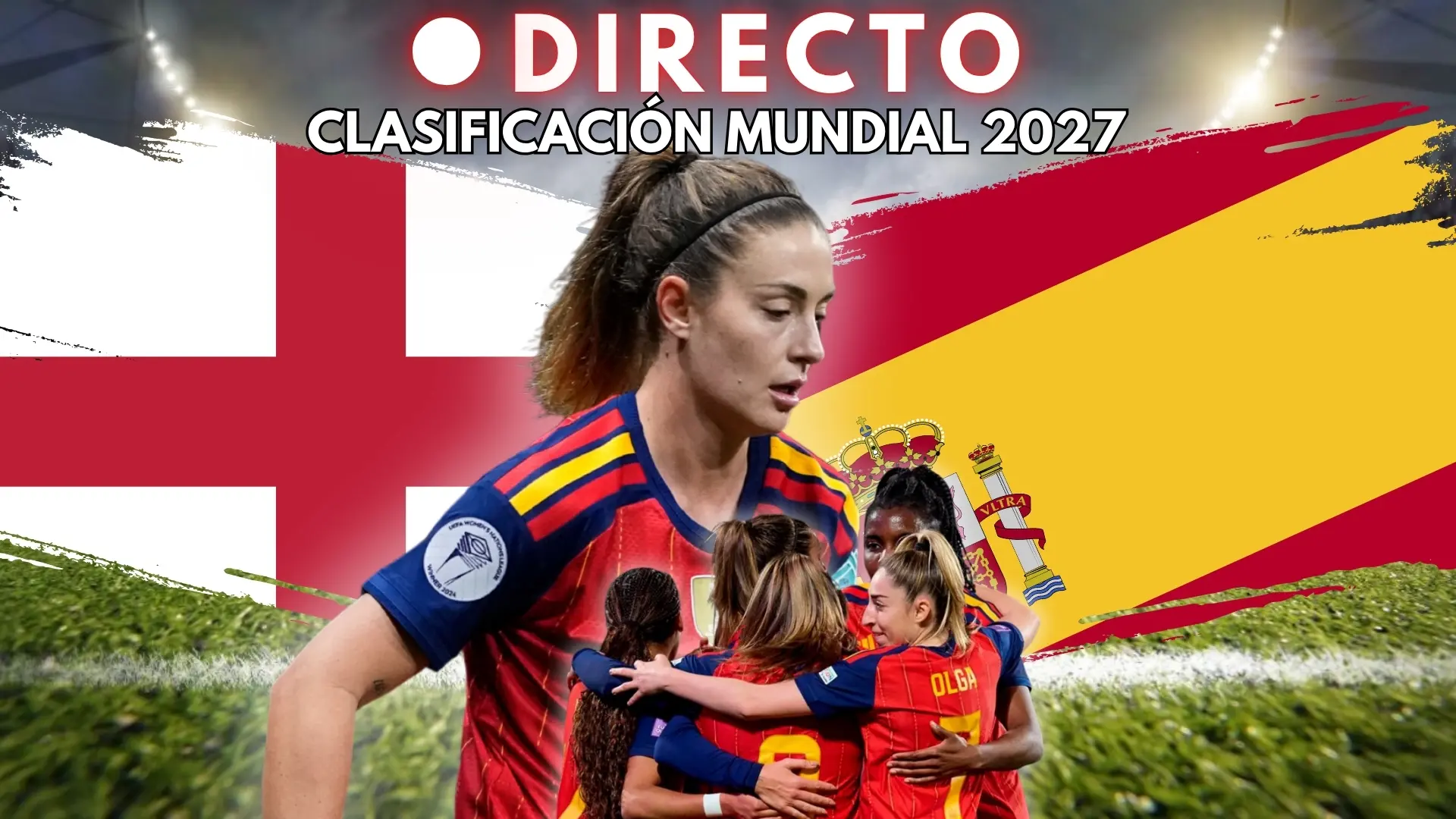 Inglaterra – España, en directo: marcador, goles y última hora del partido de clasificación al Mundial femenino