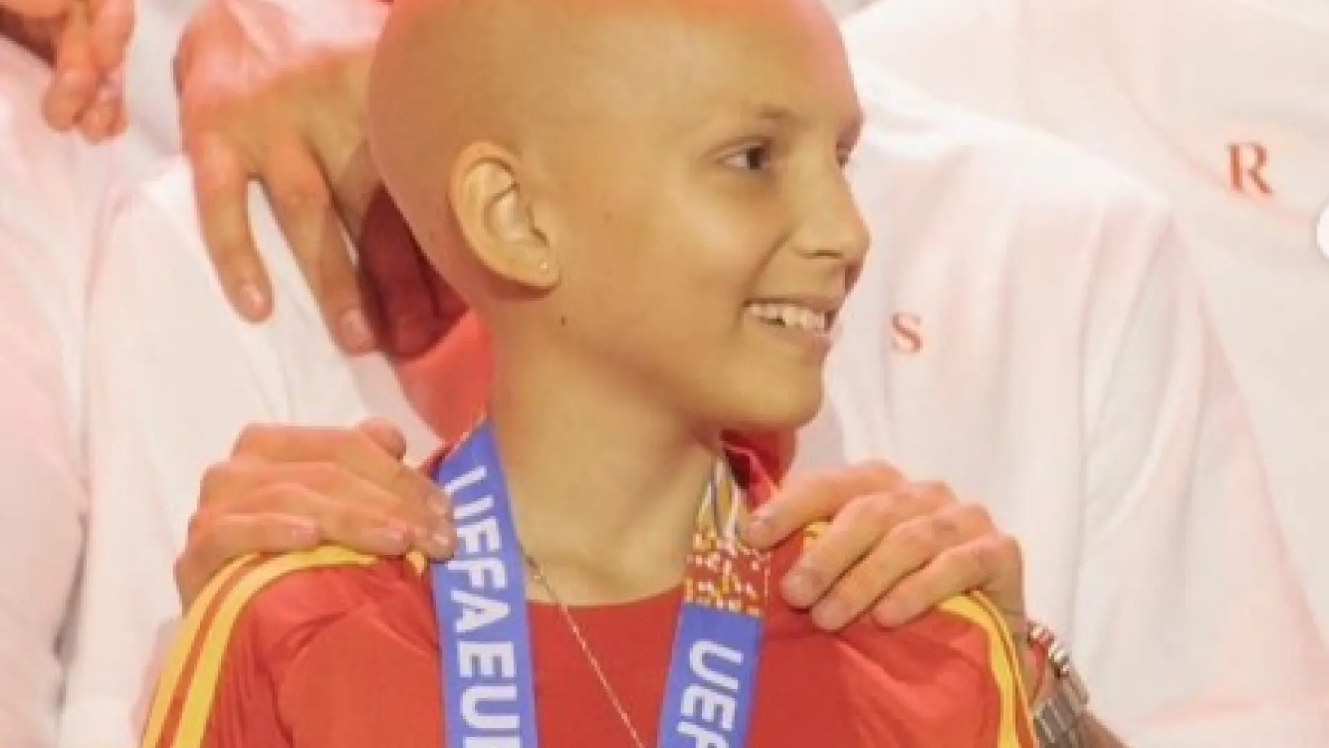 La sonrisa de una guerrera