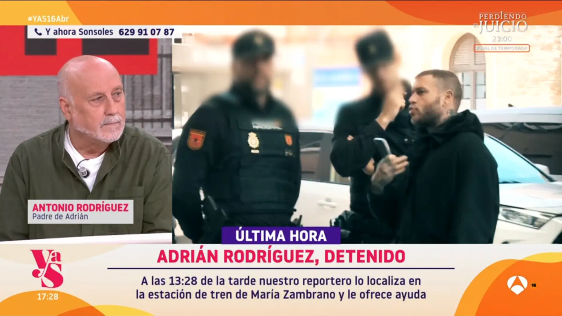 Adrián Rodríguez, detenido tras 48 horas en paradero desconocido