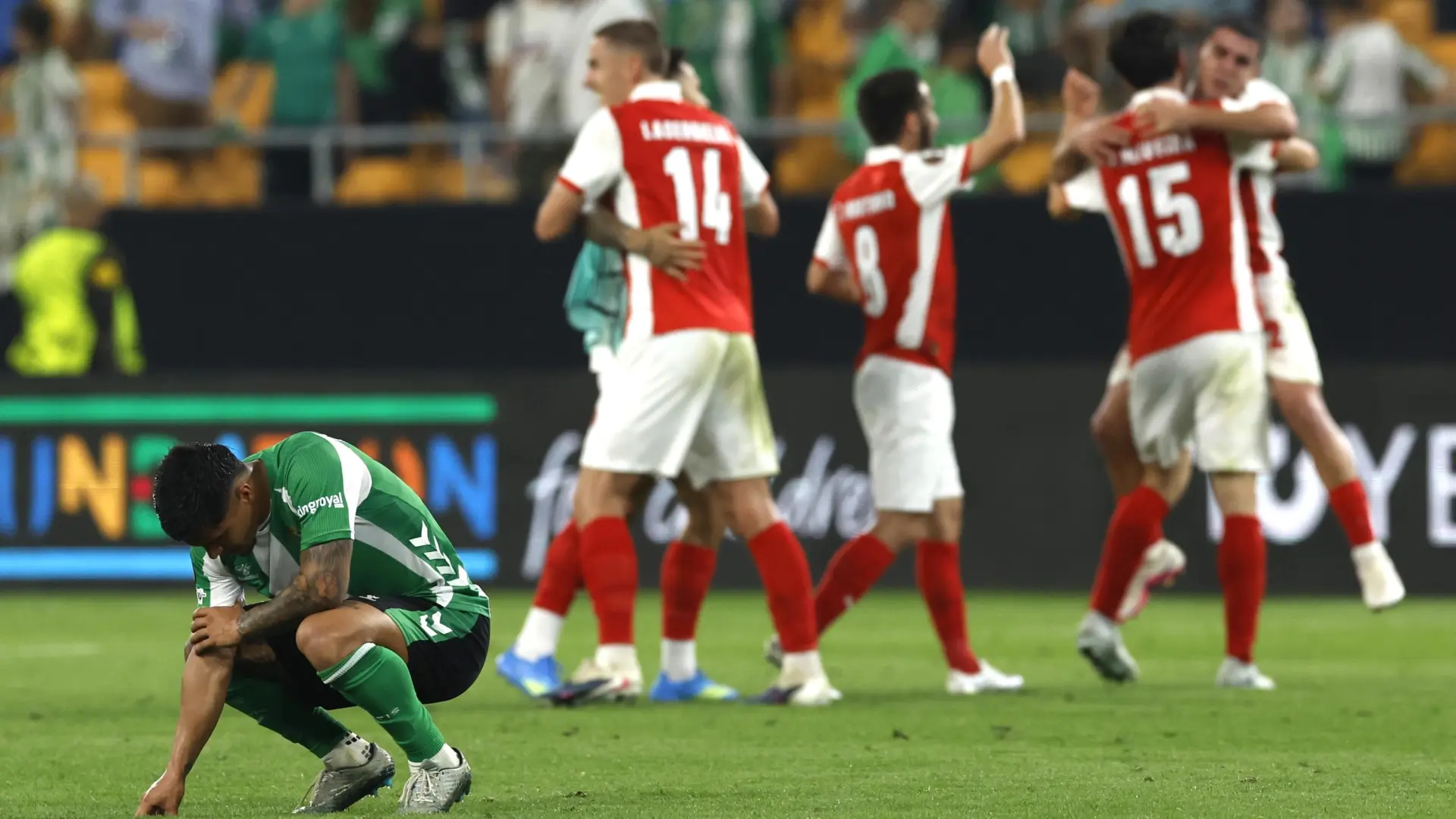 Cruel adiós del Betis a su sueño continental: permite al Braga remontar un 2-0 y deja escapar las semifinales de Europa League