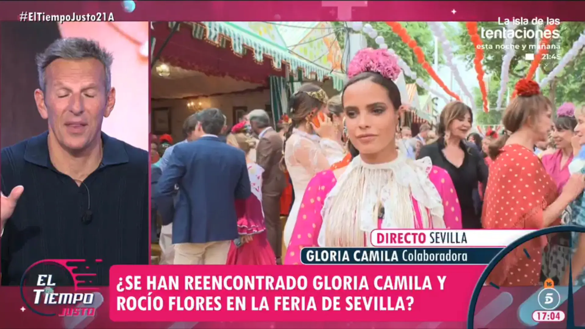 Gloria Camila tiende la mano a Rocío Flores en la Feria de Sevilla: «Si nos encontramos, va a ser maravilloso»