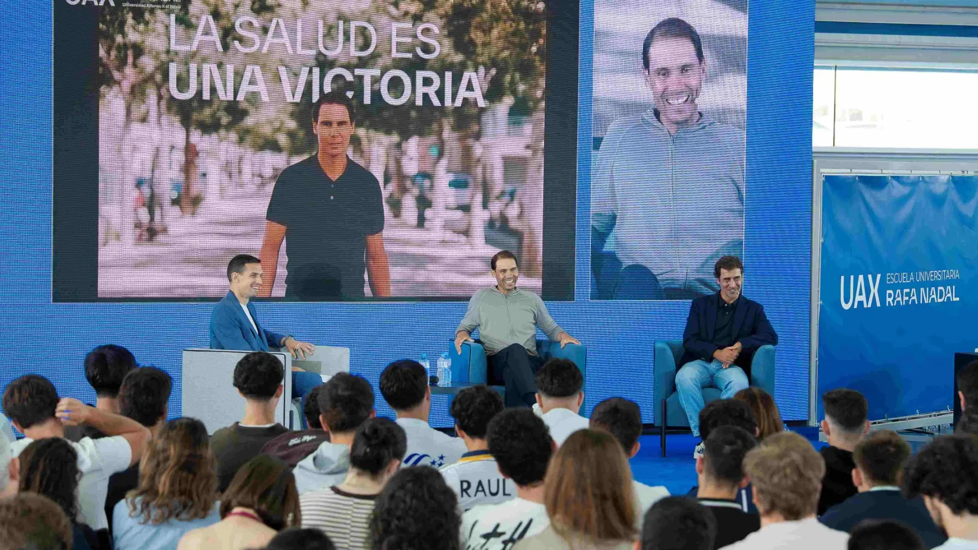 Rafa Nadal y Raúl González, en el Congreso de Rendimiento Deportivo y Salud de UAX: «El respeto es vital»
