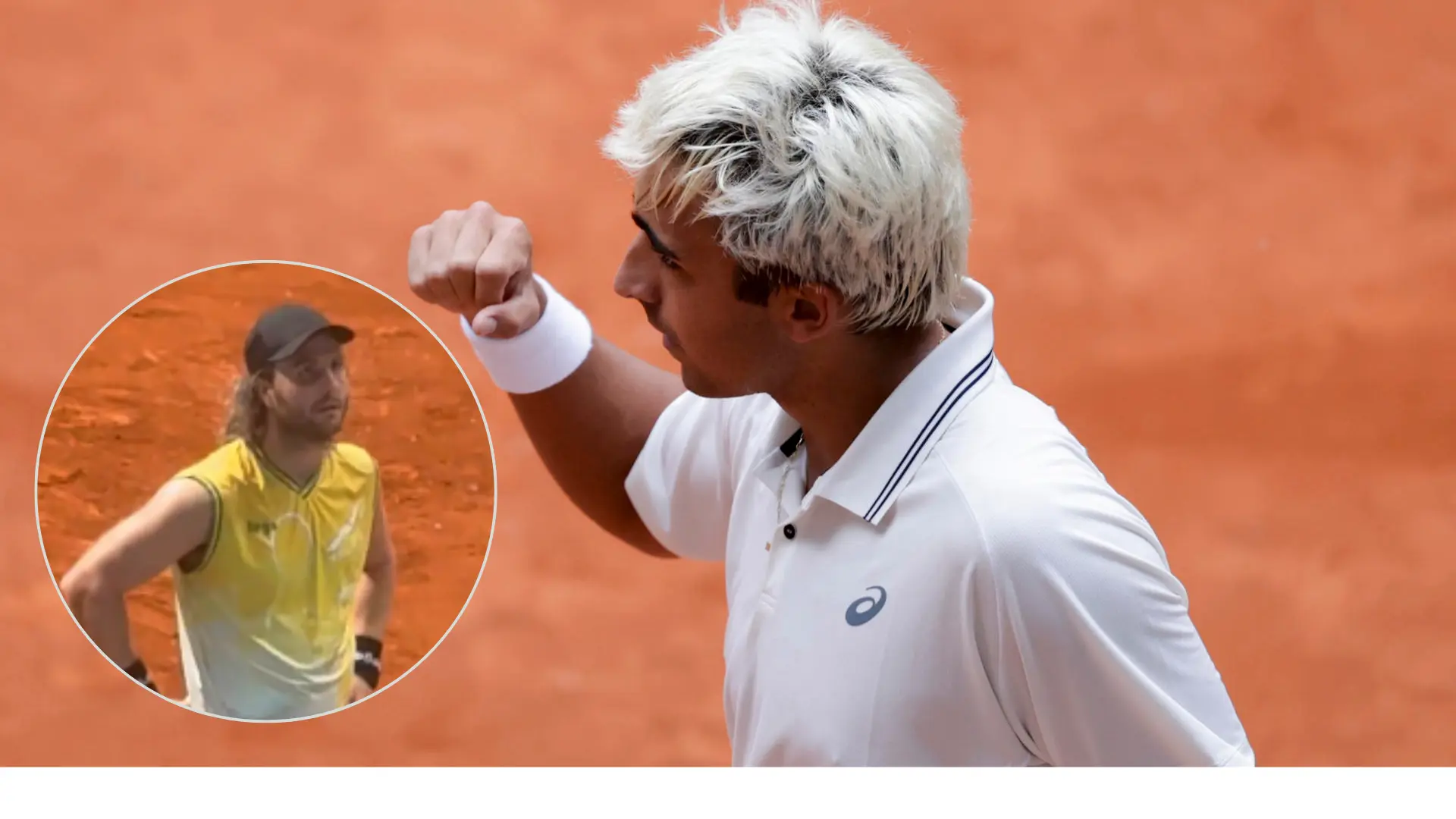 Trungelliti se enfrenta a un aficionado en el Mutua Madrid Open en un duelo caliente ante Mérida: «¿Por qué no gritas ahora, cagón?»