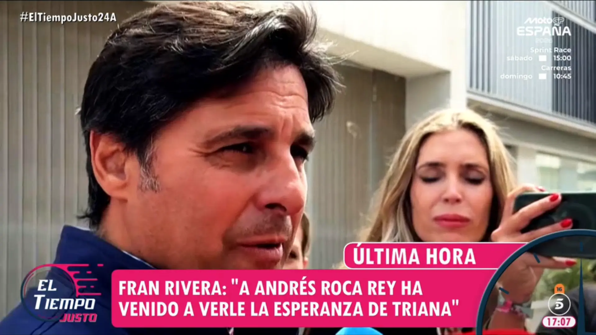 Fran Rivera, sobre el noviazgo de hija Tana y Roca Rey: «Si esta relación sigue, van a ser años de estar siempre en vilo»