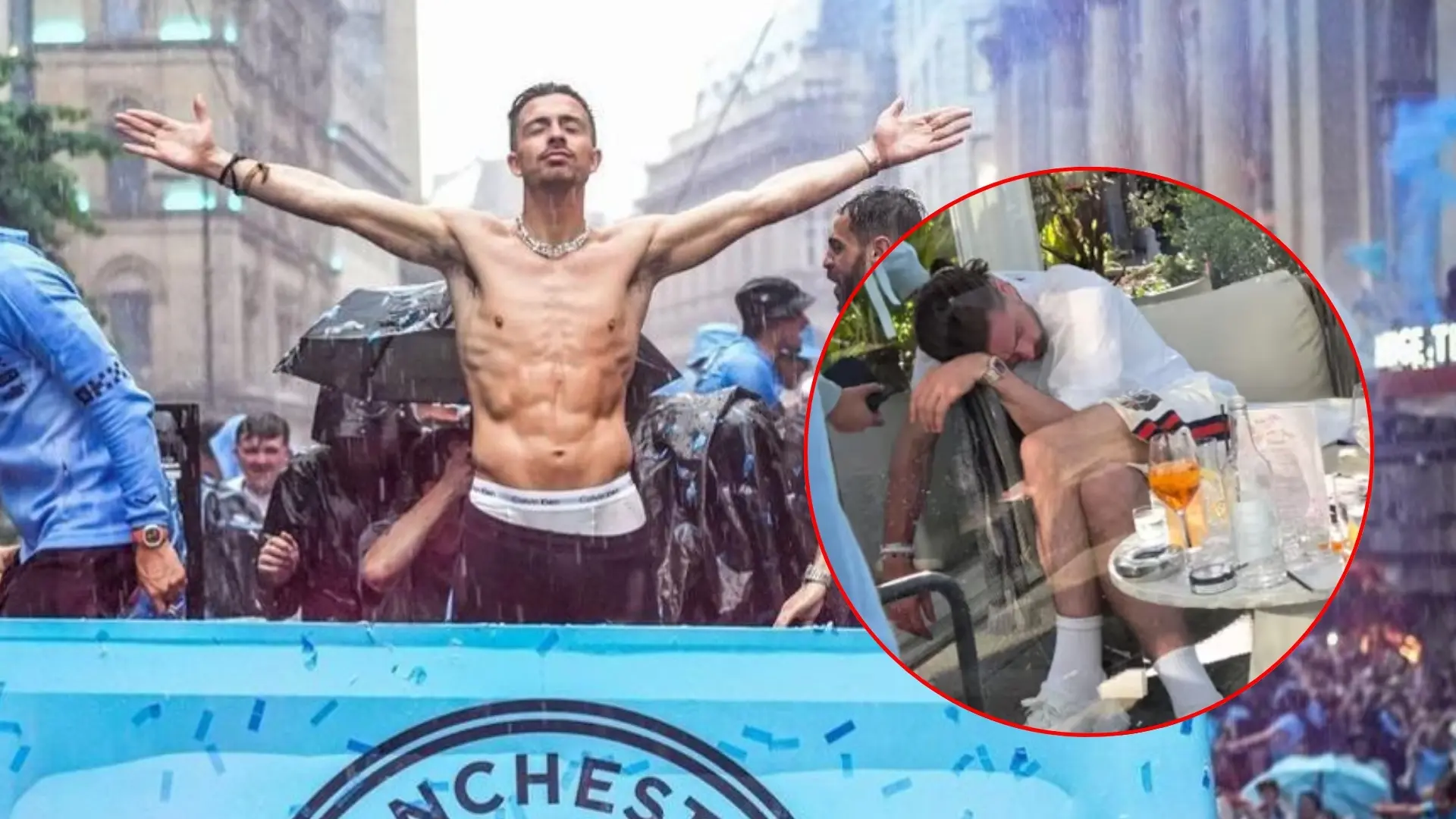 Otra vez Jack Grealish: pillado durmiendo borracho en un bar en plena recuperación por una grave lesión