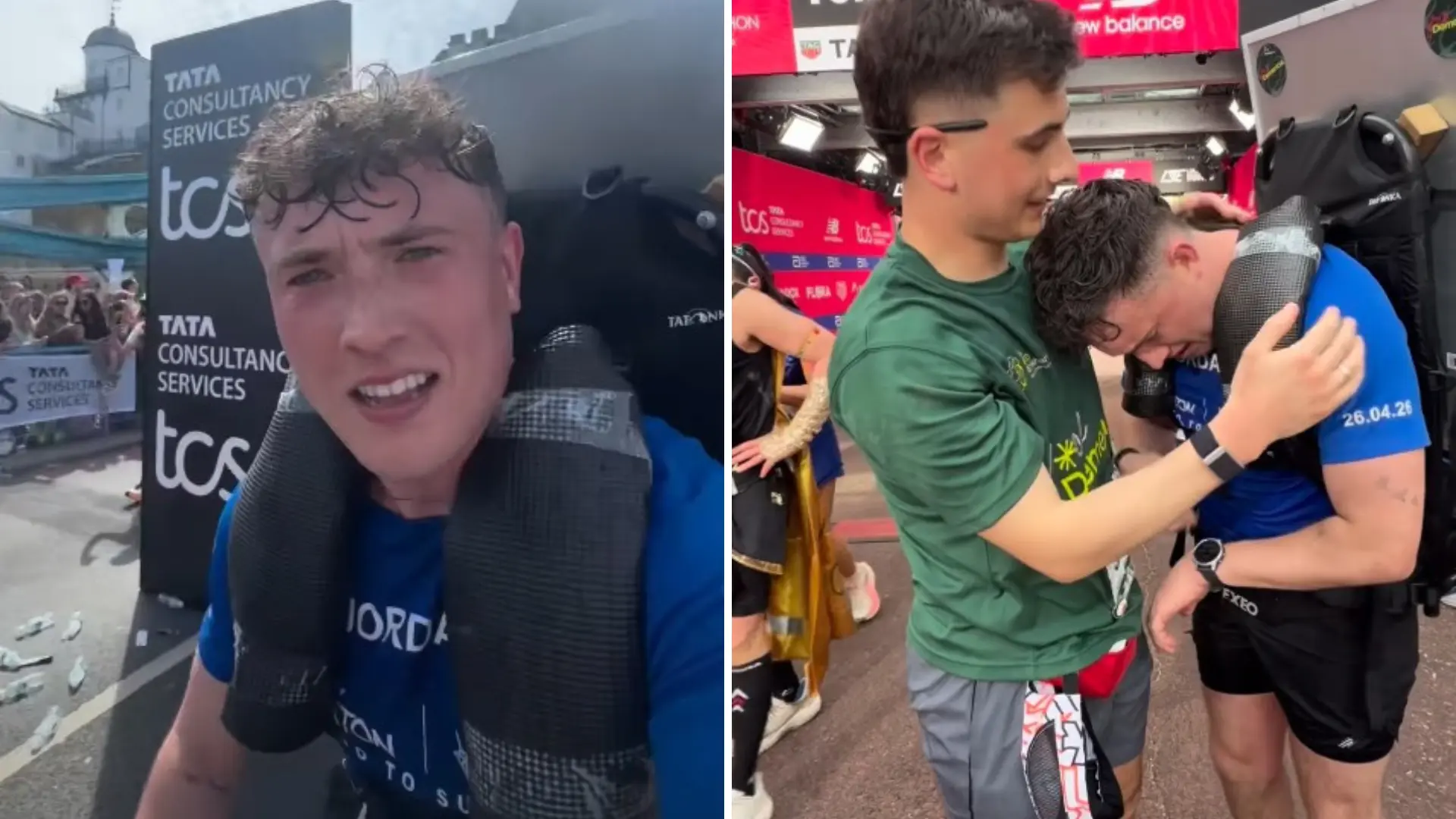 La gran historia de la maratón de Londres: corre con una nevera a cuestas para recaudar fondos y concienciar sobre la demencia