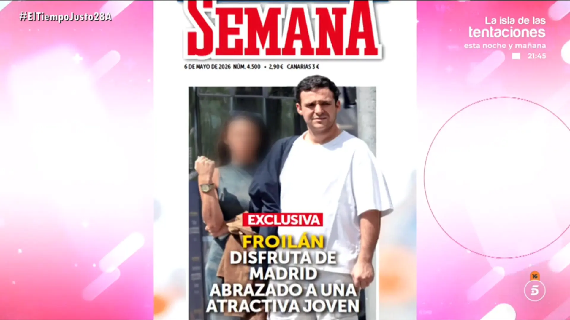 Pillan a Froilán abrazando a una joven en su regreso a Madrid: «Todo muy romántico»