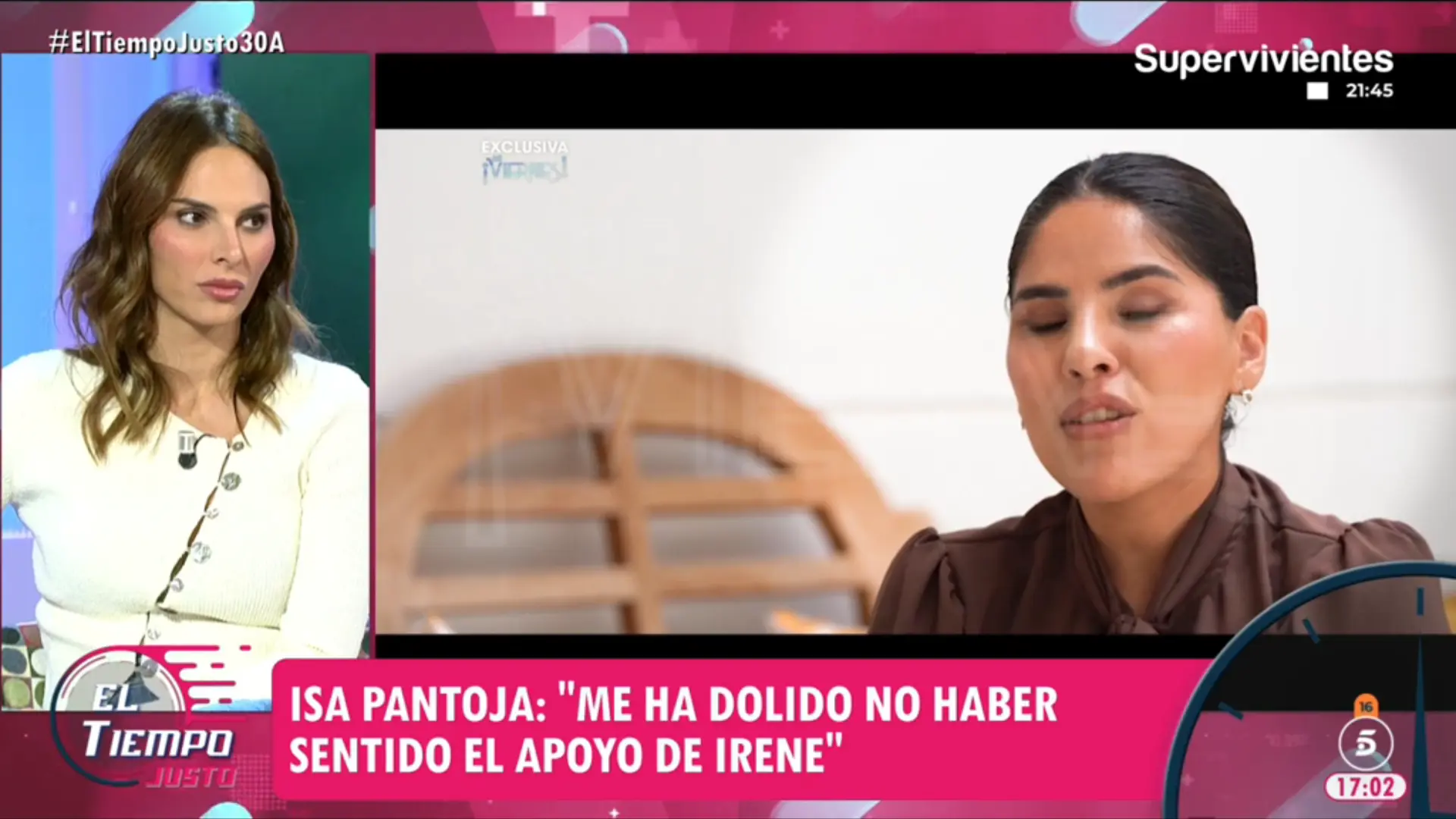 Irene Rosales reacciona al adelanto de la entrevista de Isa Pantoja en 'De viernes': «Me equivoqué»