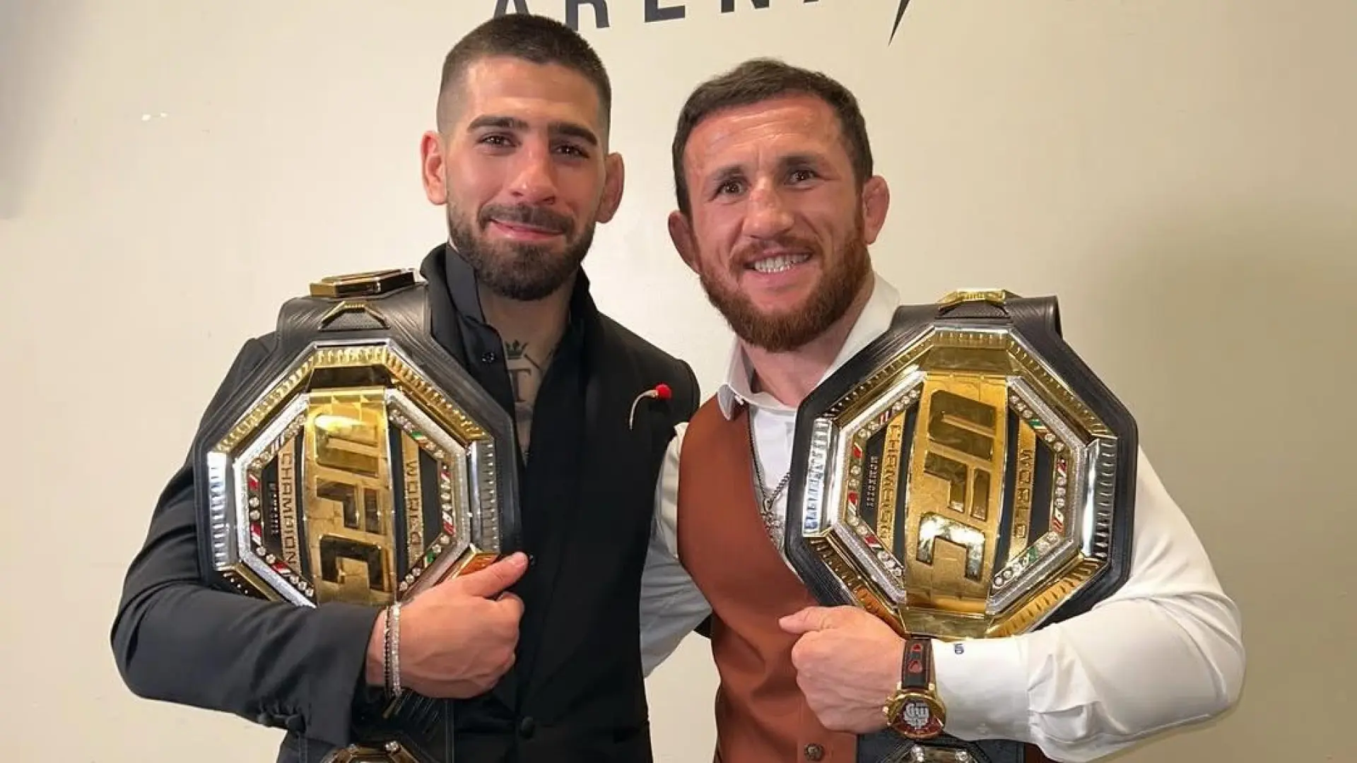 Merab Dvalishvili pronostica otro KO de Topuria si se enfrenta a Arman Tsarukyan: «Ilia es el campeón»