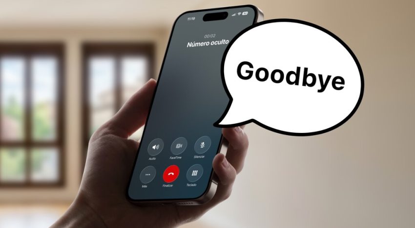 Te llaman, respondes, dicen «good bye» y cuelgan. No suele ser una estafa telefónica, pero puedes filtrarla desde tu iPhone