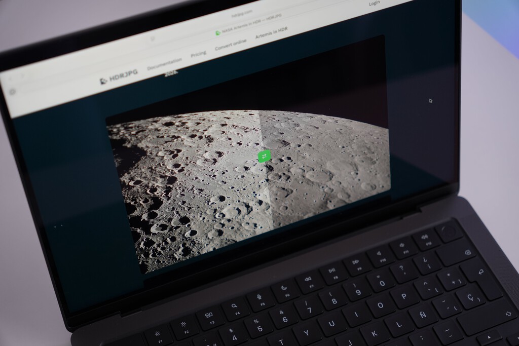 La Luna y la Tierra fotografiadas por Artemis II ahora se pueden ver en HDR. Tener un Mac es una de las pocas formas de disfrutarlo 