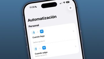 Dejar el WiFi siempre encendido consume batería del iPhone y apagarlo manualmente es una lata. He optado por esta automatización de iOS