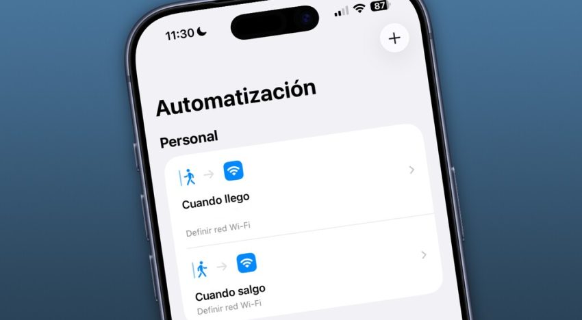 Dejar el WiFi siempre encendido consume batería del iPhone y apagarlo manualmente es una lata. He optado por esta automatización de iOS
