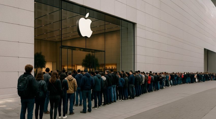 Un hombre cobra 38 dólares la hora por hacer fila. Ha ganado tanto con el lanzamiento de cada iPhone que ahora tiene un imperio millonario