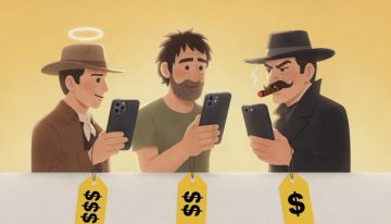 Sabemos por qué acabamos comprando el iPhone caro en vez del barato: se llama «teoría del bueno, el feo y el malo»