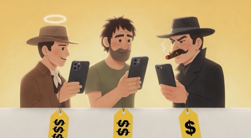 Sabemos por qué acabamos comprando el iPhone caro en vez del barato: se llama «teoría del bueno, el feo y el malo»