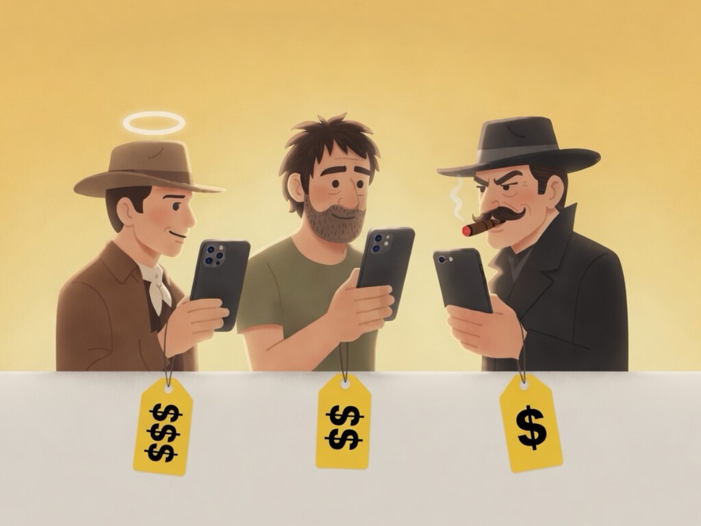 Sabemos por qué acabamos comprando el iPhone caro en vez del barato: se llama "teoría del bueno, el feo y el malo"