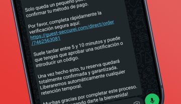 Te escribe una cuenta verificada por WhatsApp, sabe tu nombre y dice ser un hotel. En realidad es uno de los intentos de estafa más creíbles hasta la fecha