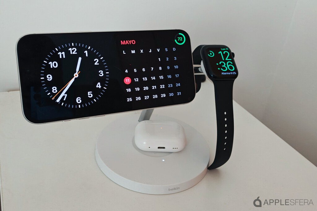 Tras años tentado por el supercargador de Belkin para iPhone, AirPods y Watch. Lo he comprado en oferta y no me arrepiento 