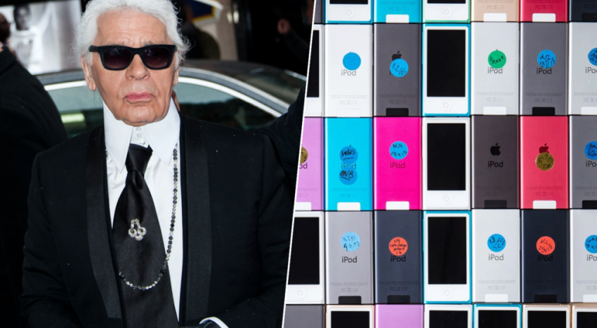 Por qué Karl Lagerfeld tenía 310 iPod en vez de uno solo (o dos)