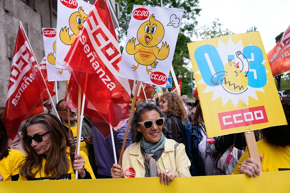 Las educadoras infantiles, en huelga en toda España: «Somos la base de la educación, pero malvivimos en la precariedad»