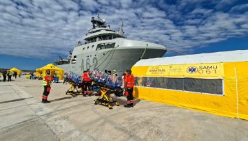 La Armada y Sanidad Exterior ensayaron un caso muy similar al del Hondius en Mallorca: el barco del simulacro sí atracó en puerto