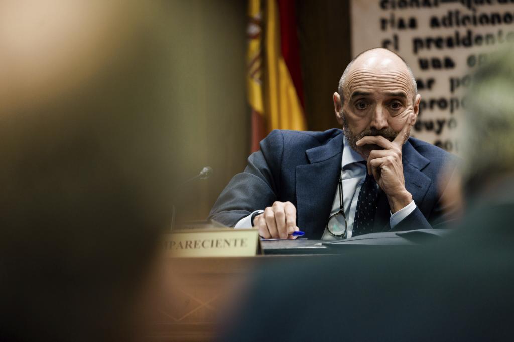 Julio Martínez, el pasado abril en el Senado.