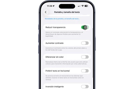 Reducir Transparencia